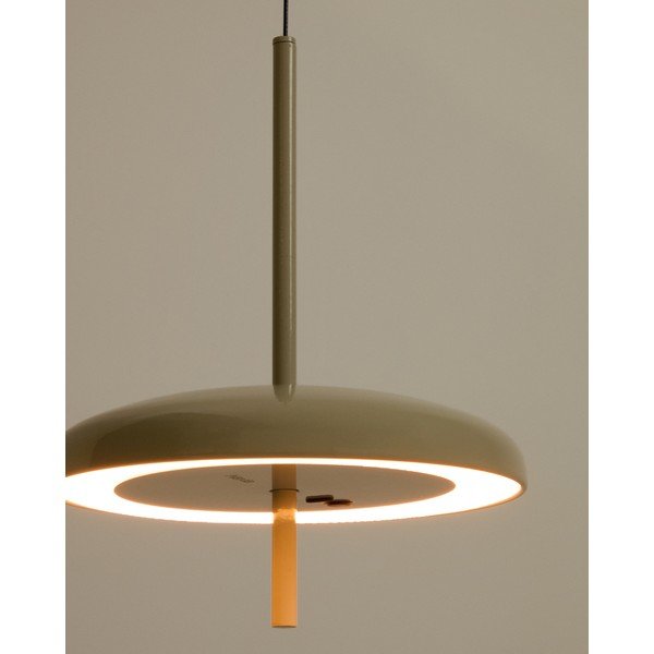 Helehall hämardatav LED-laevalgusti metallist varjuga ø 16 cm Porte - Kave Home-image-1