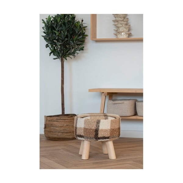 Valge-pruun bukleekangast jalatugi Aberdeen - House Nordic-image-3