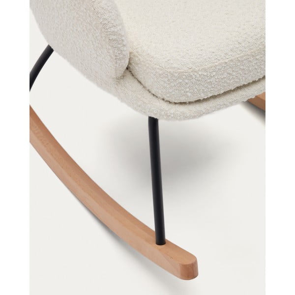 Valge bukleekangast kiiktool Maustin - Kave Home-image-3