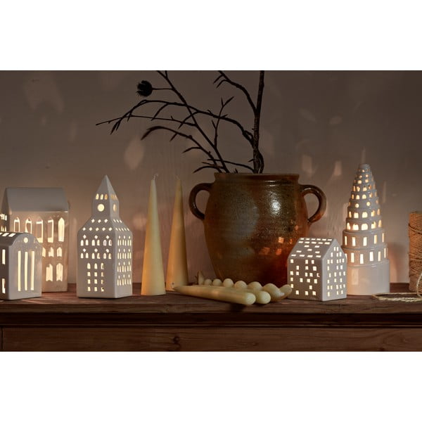 Keraamiline teeküünla hoidja Urbania Lighthouse Church Tower - Kähler Design-image-3