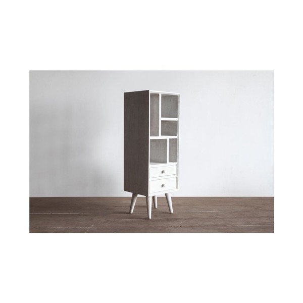 Knihovna Preston Rustic White-image-3