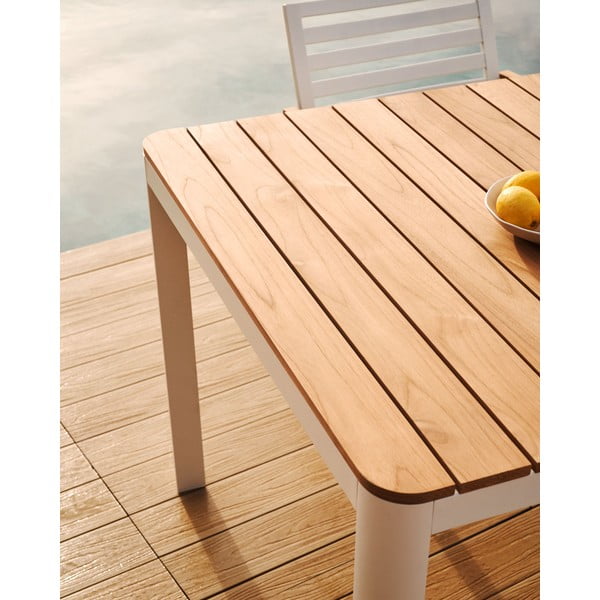 Alumiiniumist söögilaud 90x163 cm Bona - Kave Home-image-4