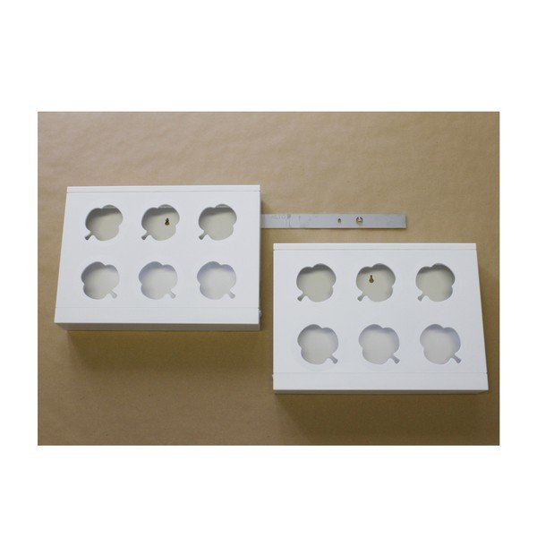 Vertikální květináč s neviditelným stojanem HOH! Duo Smart Bianco, 78x27 cm-image-3