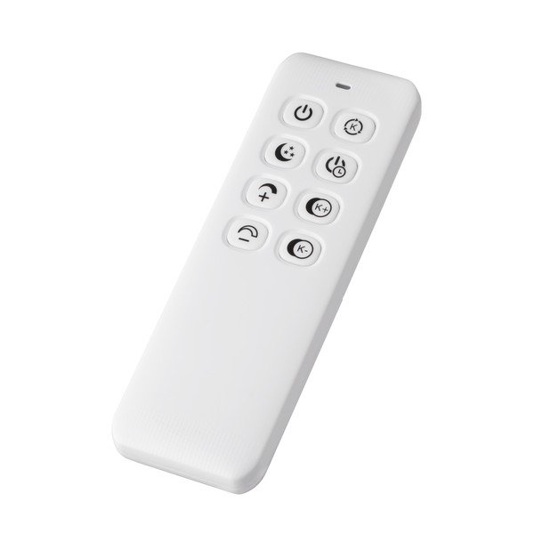 Valge metallist dimmerdatav LED laevalgusti koos puldiga 43x43 cm Gorden - Fischer & Honsel-image-2