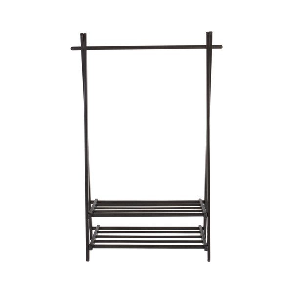 Mustast männipuidust riidepuuriiul 100x150x41 cm Cole - Jotex-image-4