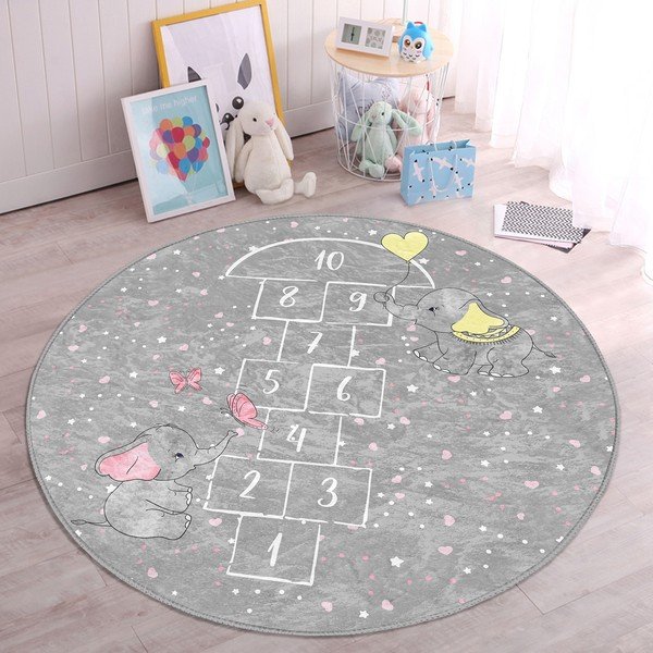 Hall laste vaip ø 80 cm Comfort - Mila Home-image-2