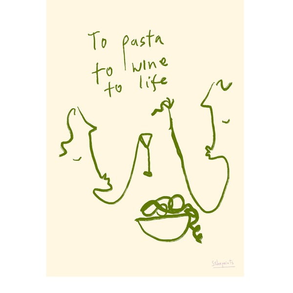 Plakat 30×40 cm To Life – The Poster Club