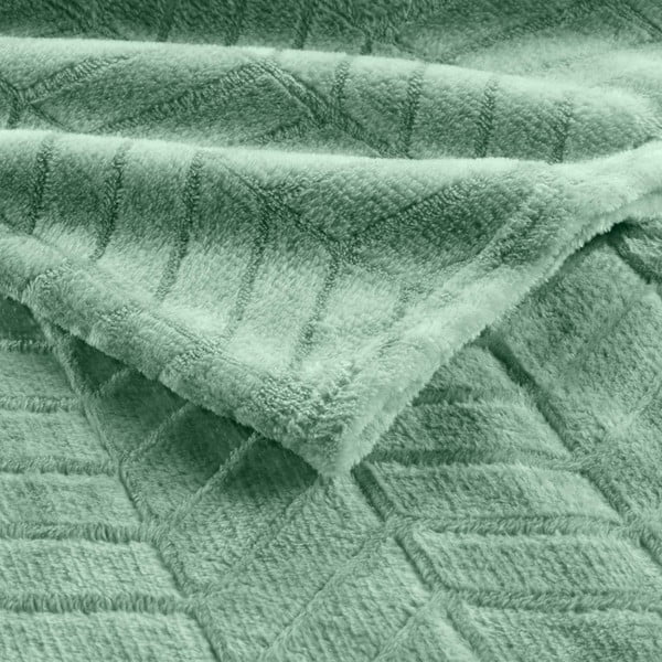 Heleroheline mikroflanell voodikate 180x220 cm Arya - douceur d'intérieur-image-2