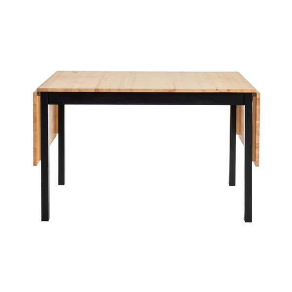 Männist kokkupandav musta konstruktsiooniga söögilaud , 120 (200) x 70 cm Brisbane - Bonami Essentials-image-1