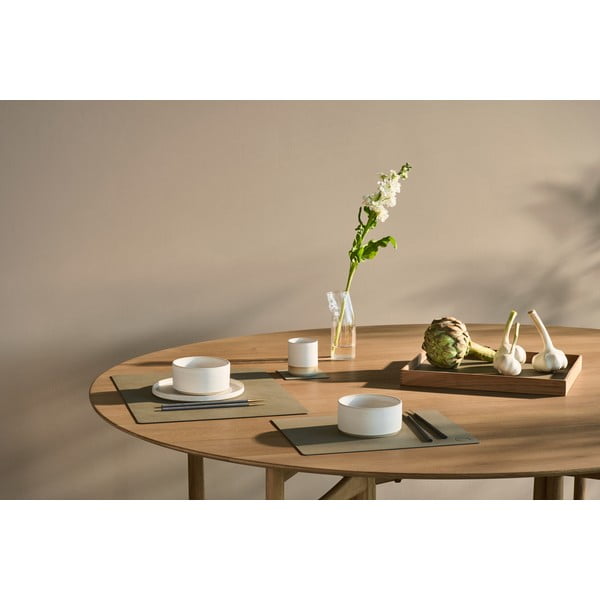 Öko-nahast lauamatt 35x45 cm Square L Nupo - LIND DNA-image-3