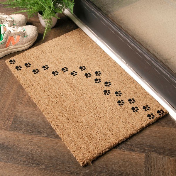 Kookoskiududest matt 40x60 cm Paw Prints - Artsy Doormats-image-1