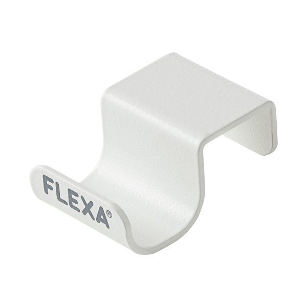 Bílý háček na tašku Flexa