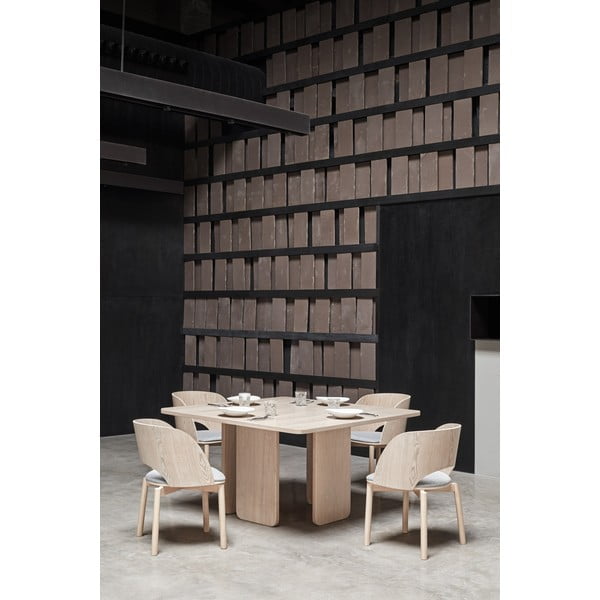 Söögilaud tuhkpuuspooniga , 137 x 137 cm Arq - Teulat-image-2