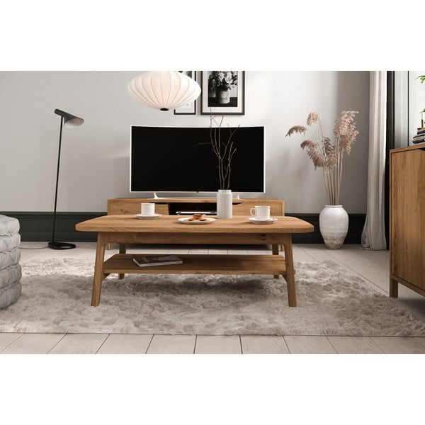 Tammepuidust diivanilaud 70x110 cm Twig - The Beds-image-1