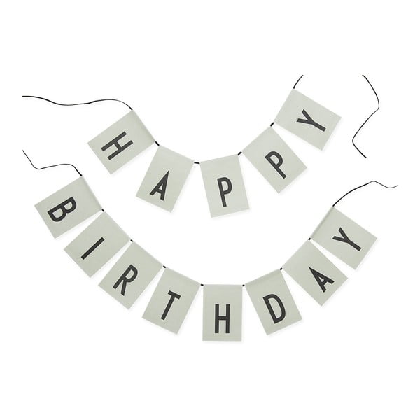 Heleroheline pärg Palju õnne sünnipäevaks - Design Letters