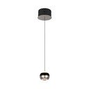 Must/hõbedane LED-rippvalgusti ø 15,5 cm Orbit - Trio Select