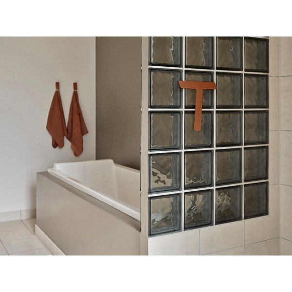 Oranžikas-pruun puuvillane rätik 50x100 cm Terracotta - Zone-image-1