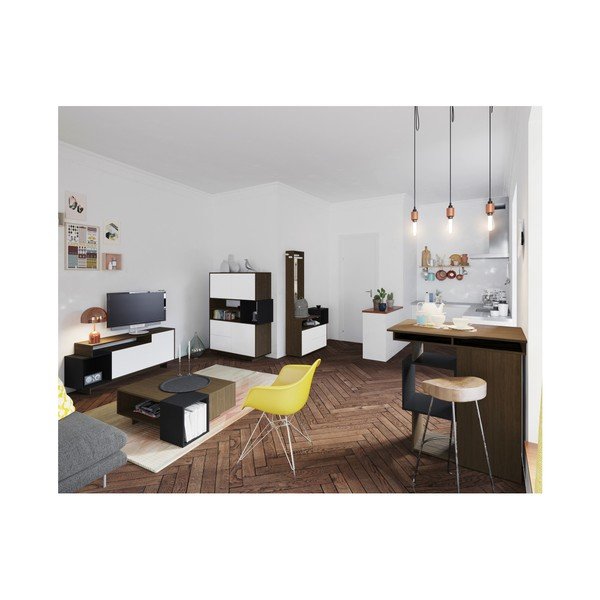 Tmavě hnědý barový stolek Symbiosis Bar-image-4