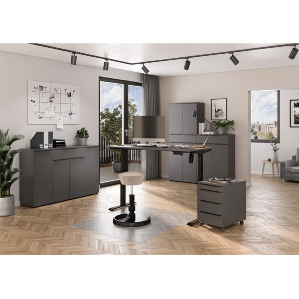 Elektriliselt reguleeritava kõrgusega töölaud 80x140 cm Boras - Germania-image-1