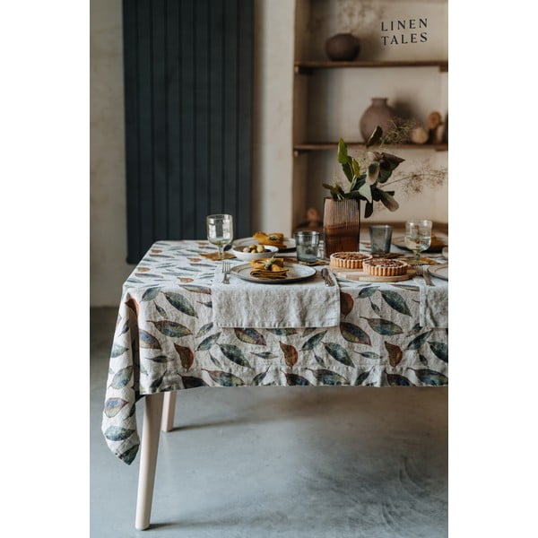 Linane laudlina 140x140 cm Golden Fall - Linen Tales-image-2