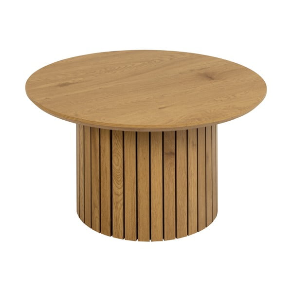 Ümmargune kohvilaud tammeplaadiga ø 80 cm Yale - Actona-image-2