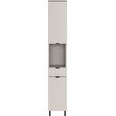 Kreem kõrge/kitsas vannitoakapp 30x190 cm Arcena - Germania