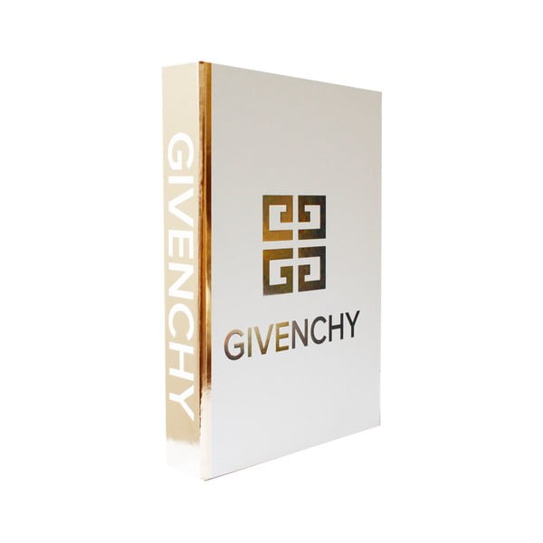Dekorativní krabička ve tvaru knihy Piacenza Art Givenchy Blanc