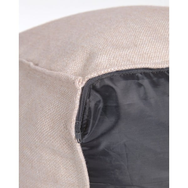 Beež aiapuff Leeith, 40 x 39 cm - Kave Home-image-2