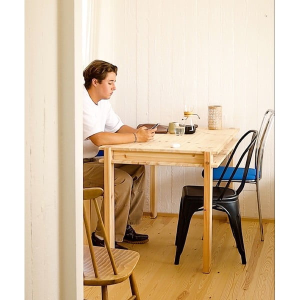 Männipuidust söögilaud 75x134 cm Tuck - Karup Design-image-1