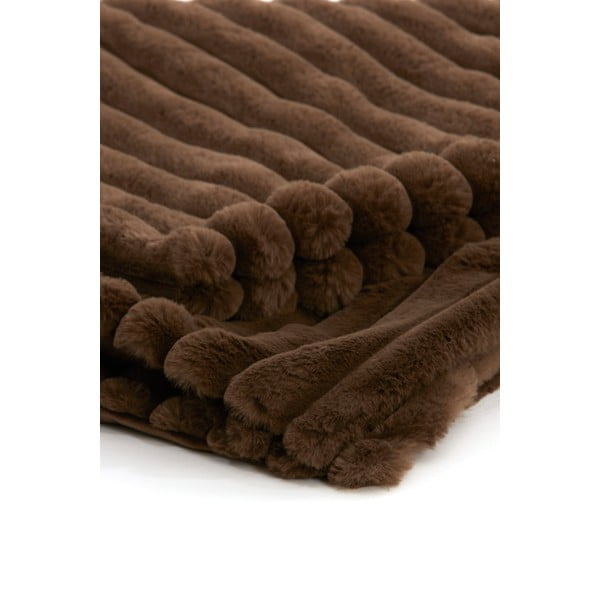 Pruun mikroplüüsist tekk 130x170 cm Vajen - Light & Living-image-1