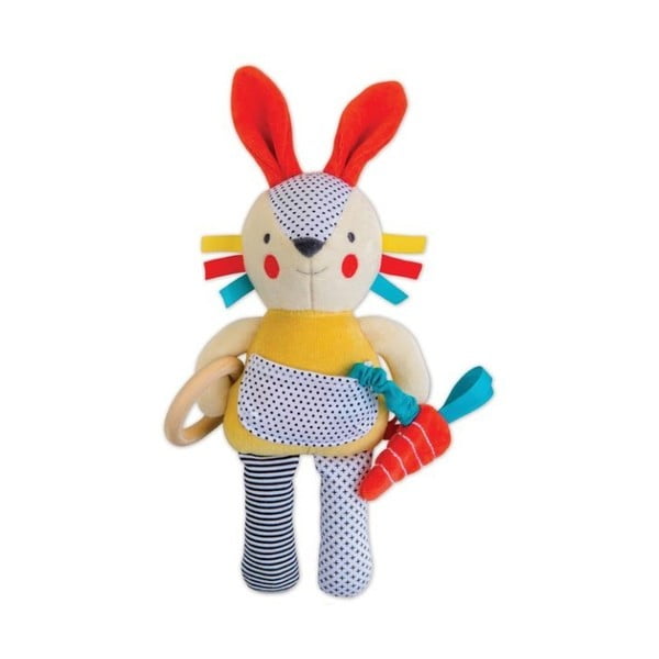 Hračka podporující rozvoj poznávacích vlastností Petit collage Bunny
