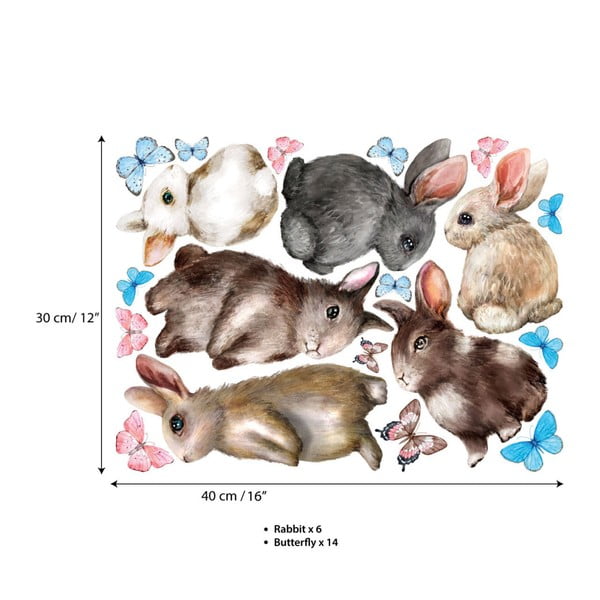 Seinakleebised Baby küülikud - Ambiance-image-2