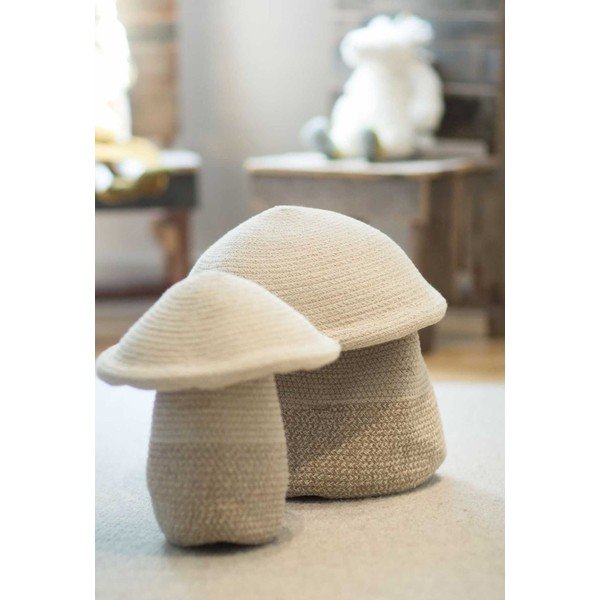 Beež riidest laste mänguasjakorv ø 33x38 cm Mama Mushroom - Lorena Canals-image-4