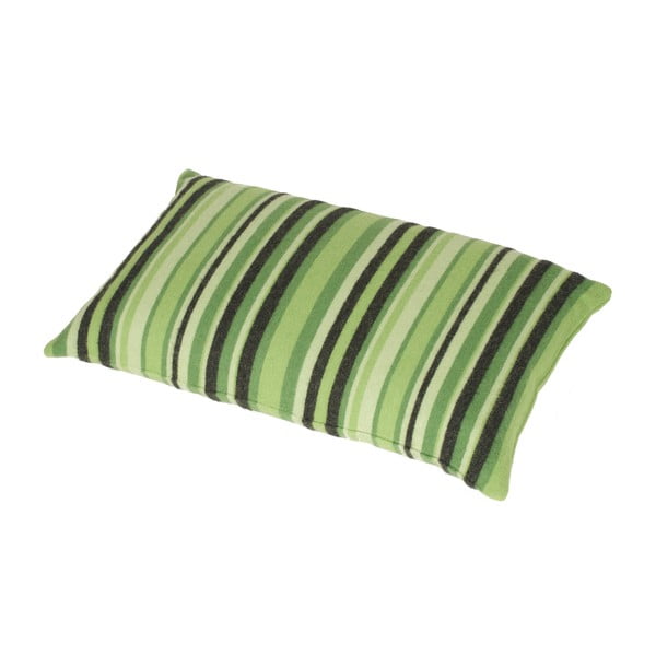 Zelený polštář Stripes