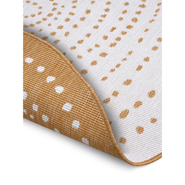 Ookerkollane-valge ümmargune õuevaip ø 200 cm Bali - NORTHRUGS-image-2