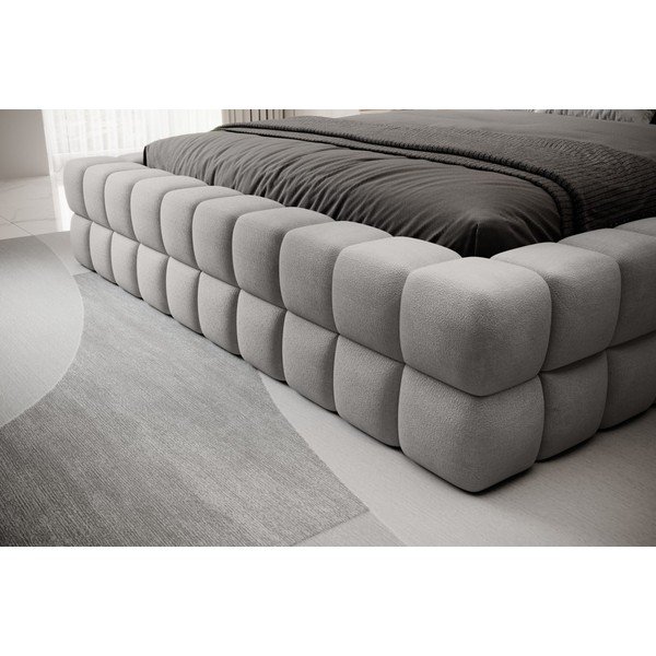 Hall polsterdatud kaheinimesevoodi koos panipaiga ja voodipõhjaga 140x200 cm Dizzle - ELTAP-image-3