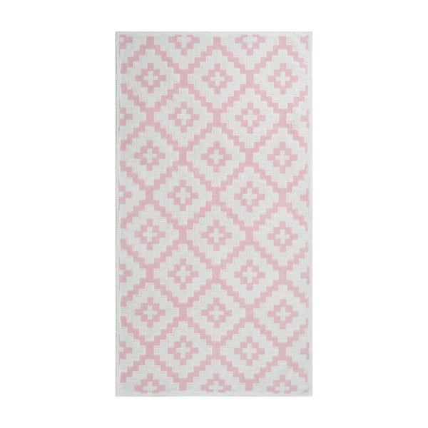 Pudrově růžový odolný koberec Vitaus Art, 80 x 150 cm