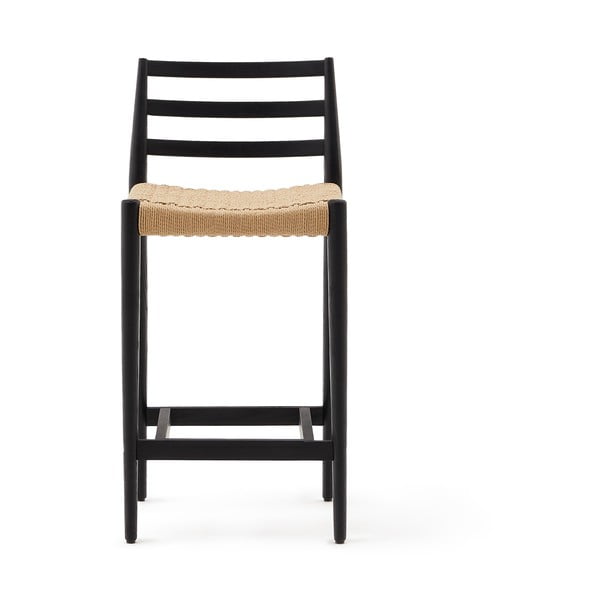 Must tammepuidust baaritool (istme kõrgus 70 cm) Analy - Kave Home-image-2