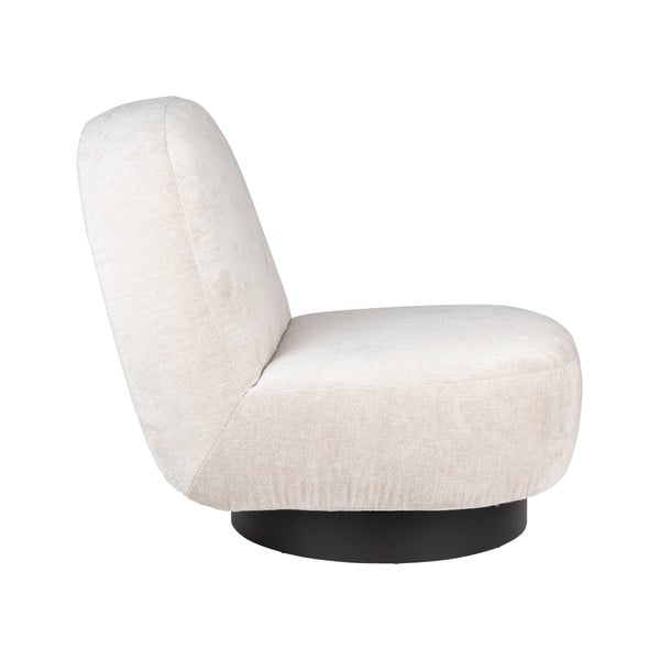 Kreem sametist tugitool Eden - Zuiver-image-3