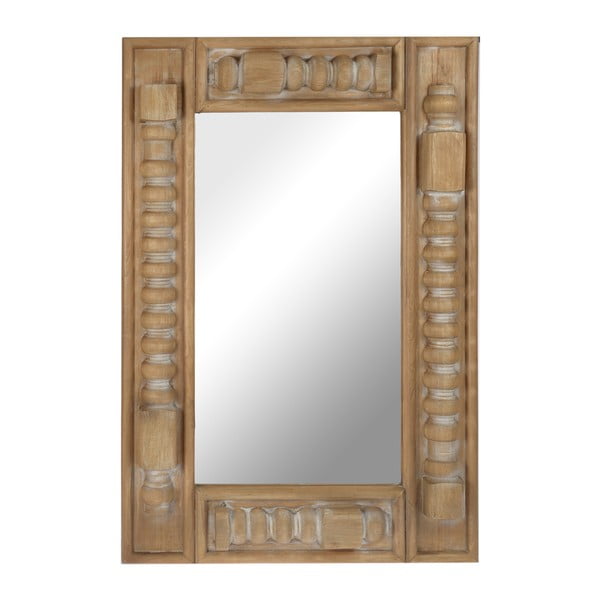 Dřevěné zrcadlo Shapes, 58x85 cm