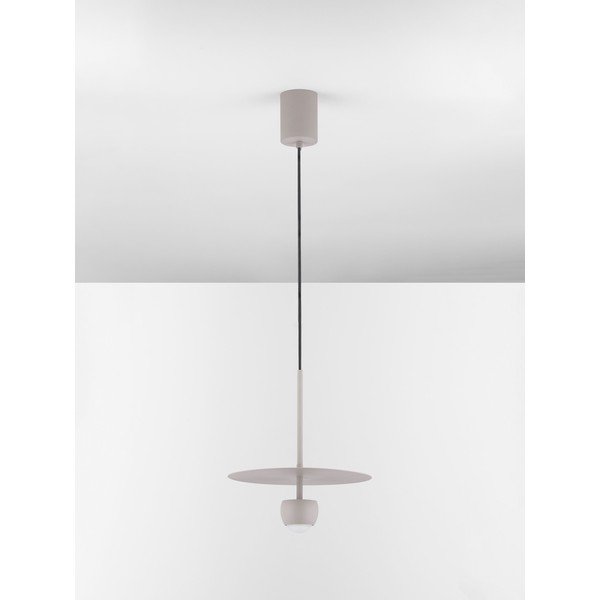 Beež alumiiniumist LED-ripplamp ø 30 cm Edem - Nova Luce-image-3