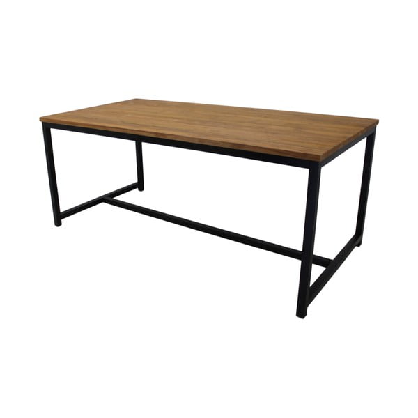 Jídelní stůl z teakového dřeva a kovu HSM collection, 160 x 85 cm