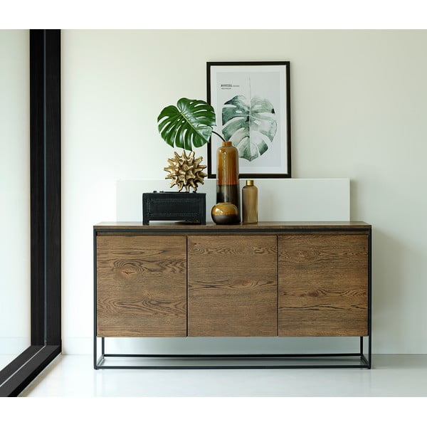 Tammepuidust detailidega sahtli kapp Rivoli - Unique Furniture-image-1