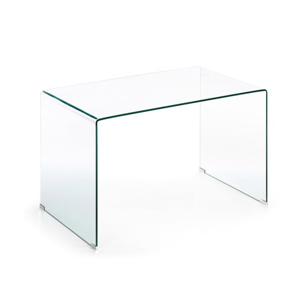 Klaasist töölaud 70x125 cm Burano – Kave Home