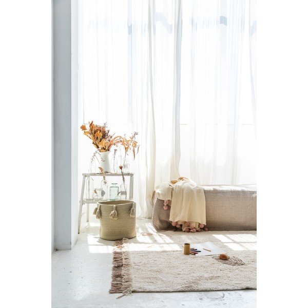 Kreem pestav käsitsi kootud puuvillane laste vaip 170x240 cm Pine Forest - Lorena Canals-image-3