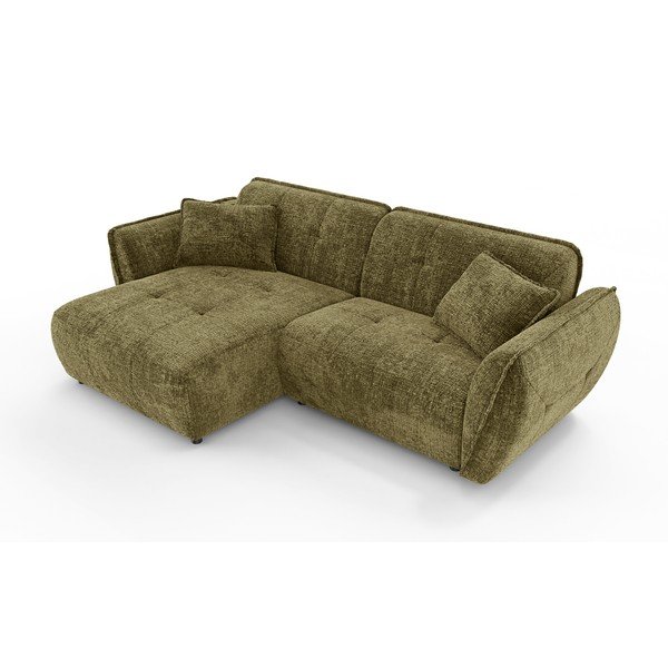 Roheline šenillist nurgadiivan (vasak nurk) Nelia - Ropez-image-2