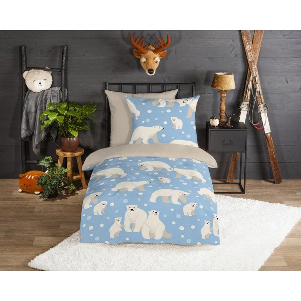 Flanell lastevoodipesu üheinimesevoodile 140x200 cm - Good Morning-image-1