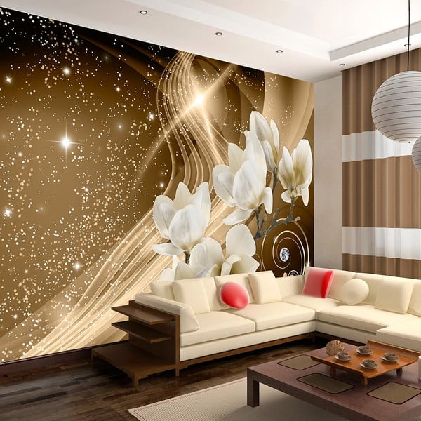 Velkoformátová tapeta Artgeist Golden Milky Way, 300 x 210 cm