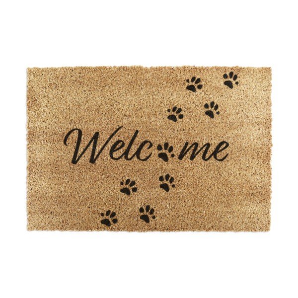 Kookoskiududest matt 60x90 cm Welcome Paws - Artsy Doormats