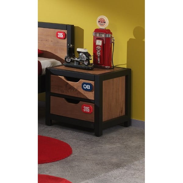 Pruunist männipuidust öökapp Alex - Vipack-image-1